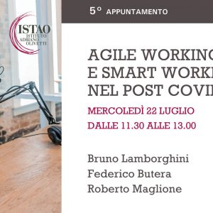 Webinar ISTAO: Agile Working e Smart working  nel post COVID 19