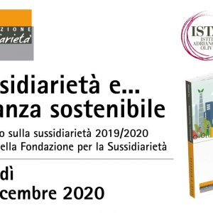 Presentazione della ricerca “Sussidiarietà e… finanza sostenibile”
