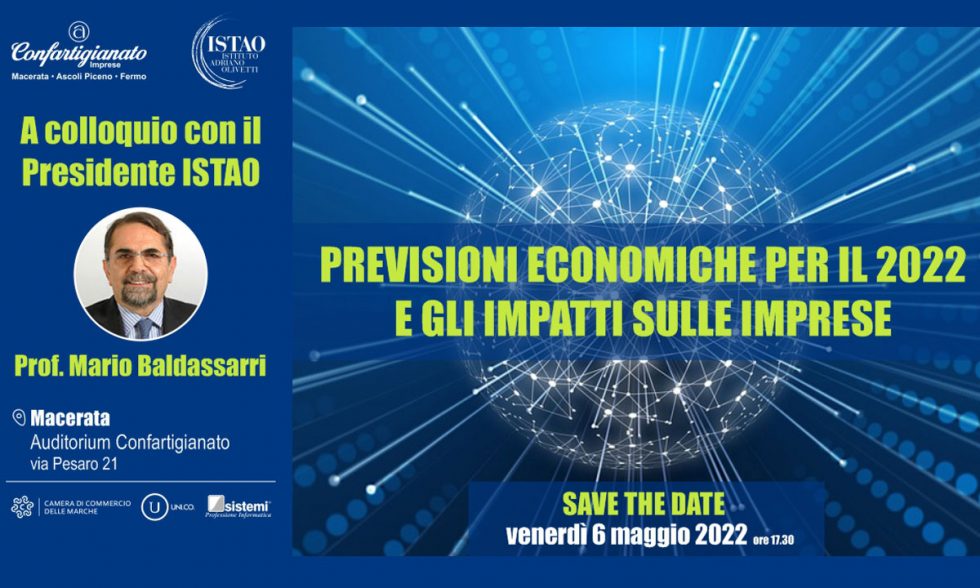 Previsioni economiche 2022, a colloquio con il Presidente Istao Mario Baldassarri
