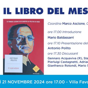 Il libro del mese “Il Costruttore”