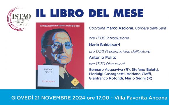 Il libro del mese “Il Costruttore”