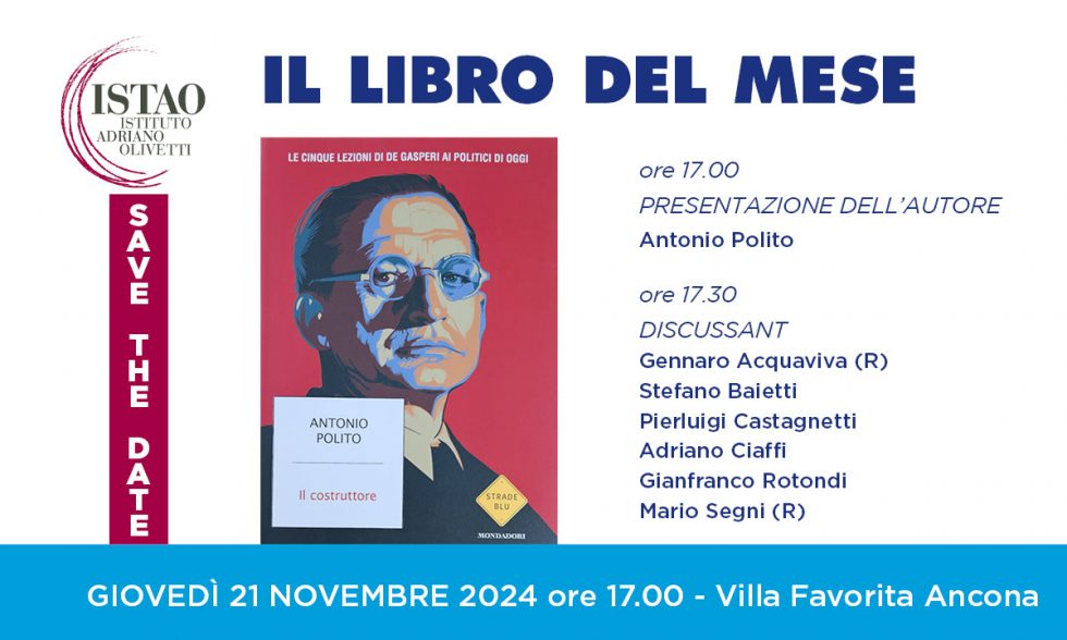 Il libro del mese “Il Costruttore”