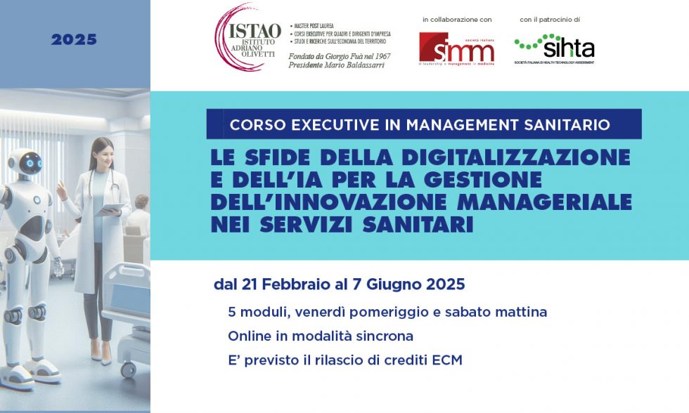 Le sfide della digitalizzazione e dell’IA per la gestione dell’innovazione manageriale nei servizi sanitari