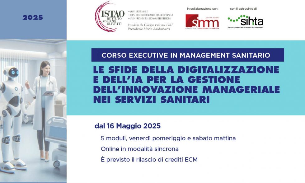 Le sfide della digitalizzazione e dell’IA per la gestione dell’innovazione manageriale nei servizi sanitari