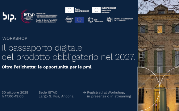 Workshop “Il passaporto digitale del prodotto obbligatorio dal 2027”