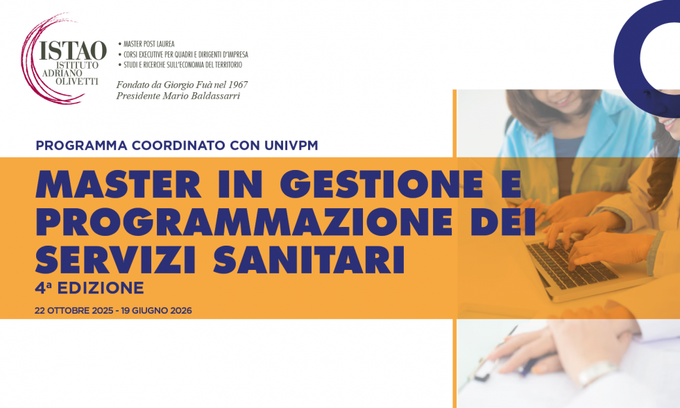 Master in Gestione e programmazione dei servizi sanitari 2025-2026