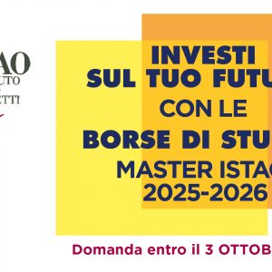 Bando per borse di studio Master ISTAO 2025-26