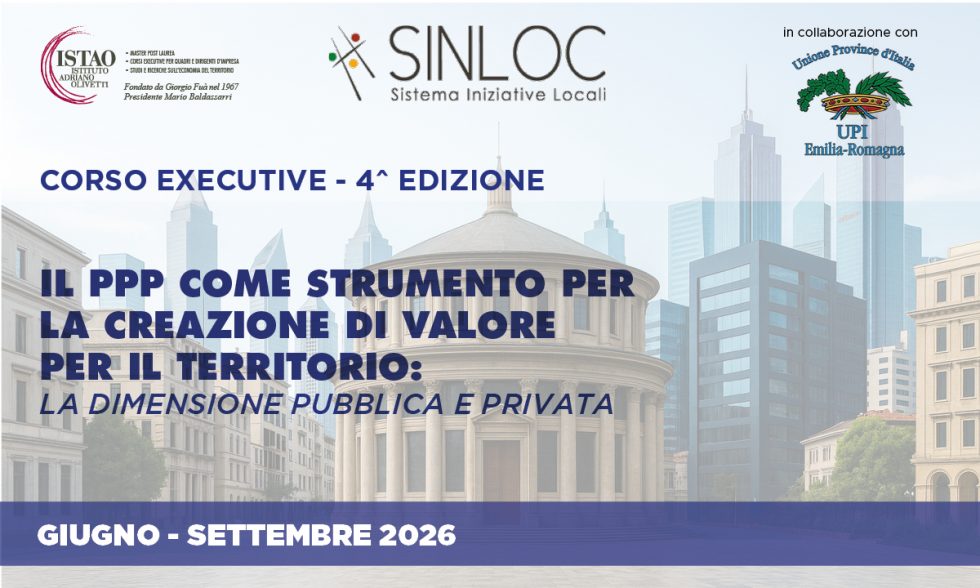 Il PPP come strumento per la creazione di valore per il territorio