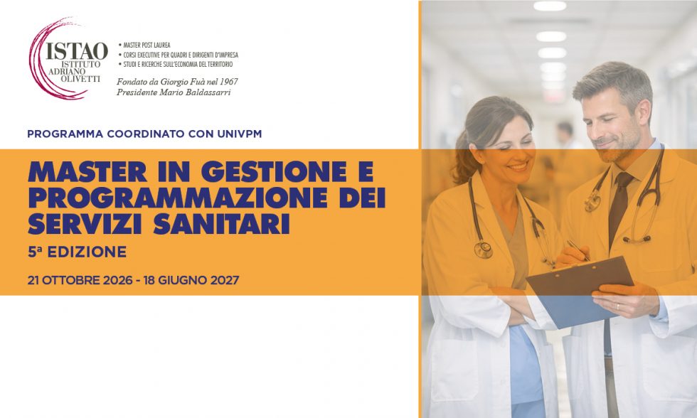 Master in Gestione e programmazione dei servizi sanitari 2026-2027