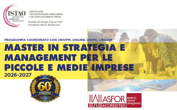 Master in Strategia e management per le piccole e medie imprese 2026-2027