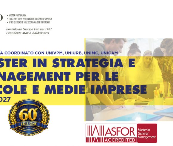 Master in Strategia e management per le piccole e medie imprese 2026-2027