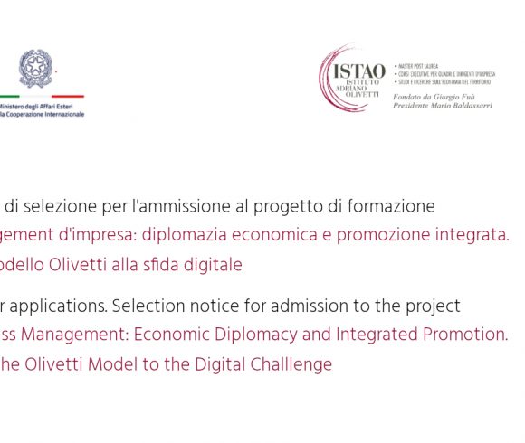 Management d’impresa: diplomazia economica e promozione integrata. Dal modello Olivetti alla sfida digitale